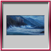 Mareggiata a Monterosso - 40x80